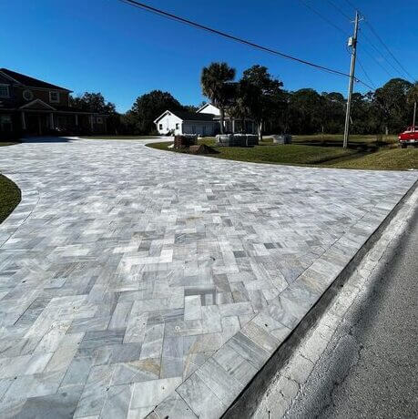 Another St. Petersburg Paver driveway